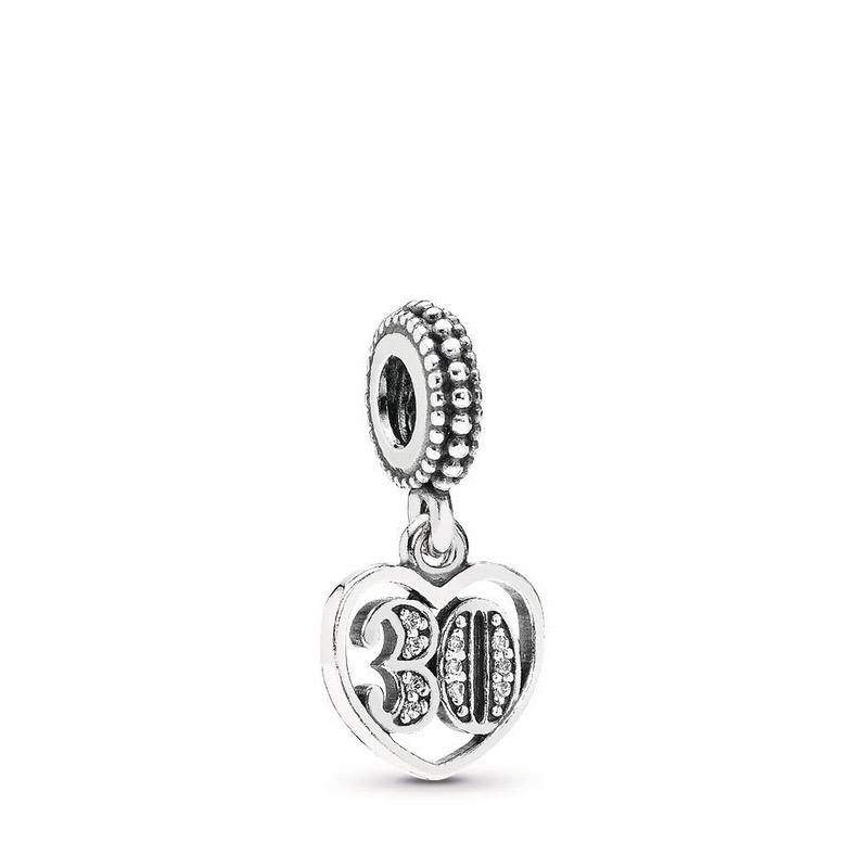Pandora 30 Years Of Love Dangle Charm Silver Egypt OQ9652308